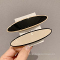 New Lady Acrylic Hair Barrettes Bow Knot Black White Fashion Accessories Hairpin Korean Clip Exquisite Spring Clip